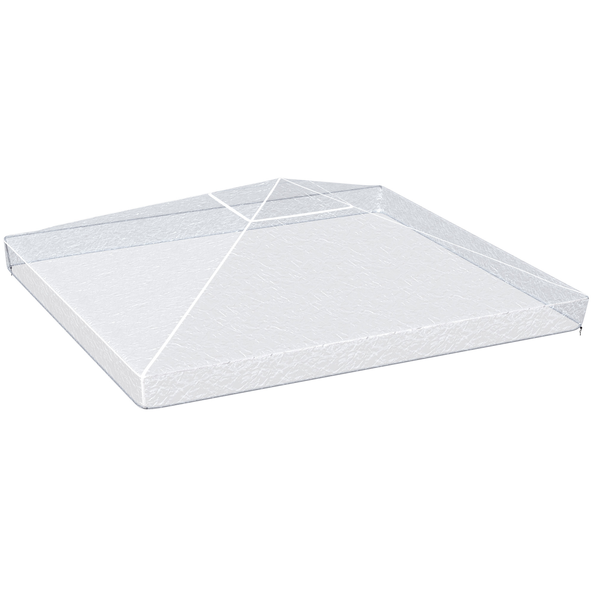 Ersatzdach Für 3x3 M Pavillon, Wasserdicht, Transparent Modenuit