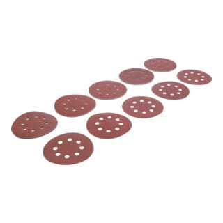 Schleifblatt-Satz für Exzenterschleifer ø 125 mm k 40 - 180 25-tlg.