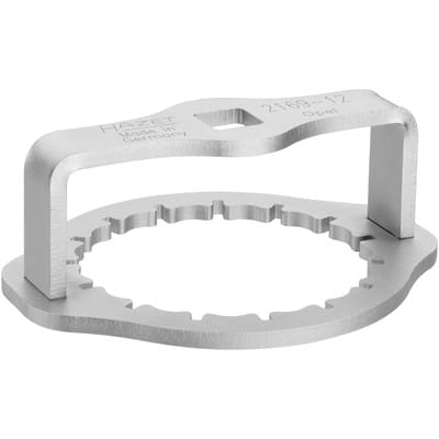 Lfilterschlüssel 2169-12 ∙ 1/2 Zoll (12,5 mm) Vierkant hohl ∙ Rillenprofil ∙ sw 74 mm