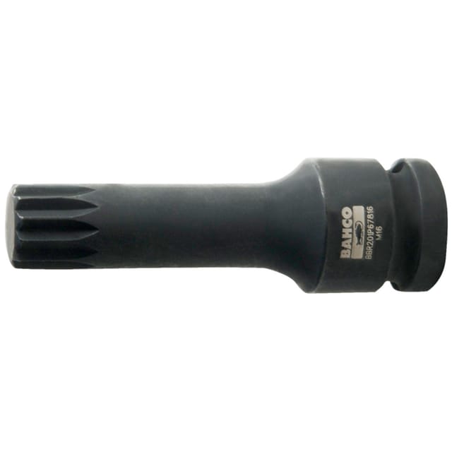 Bahco 1/2 XZN Kraft-Steckschlüssel, M18, Länge 40 mm