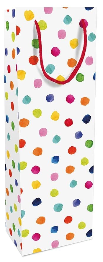 Braun&company - Geschenktragetasche Happy Dots 12 x 37 x 8 cm Papiertüte
