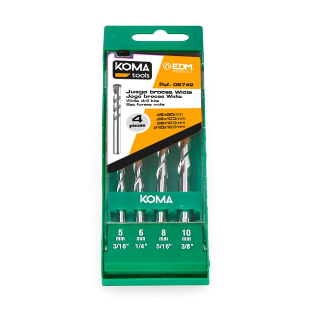 Satz 4 Bohrer koma - Widia Standard - 08742