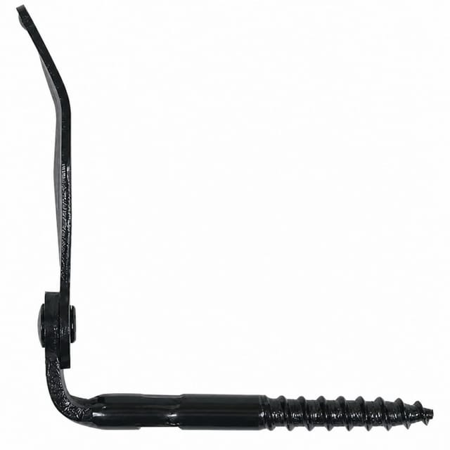 Rolladenstopper schwarz zum Anschrauben Länge 110 mm, 2 Stück