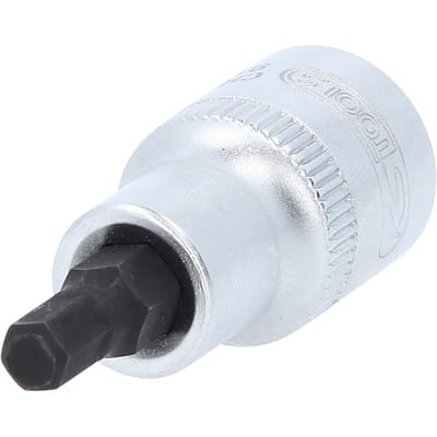 KS Tools 1/2 Bit-Stecknuss Innensechskant, kurz, 6 mm