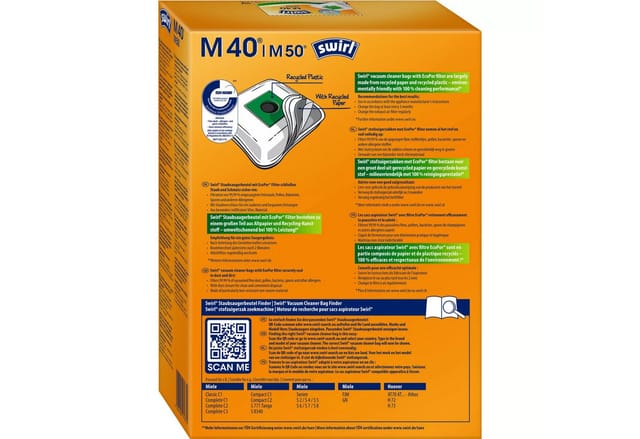 M50 AirSpace Staubsaugerbeutel 4 St. - Swirl
