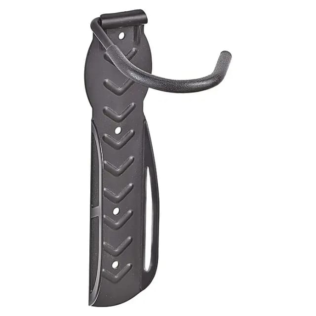 Pgh Wandfahrradhaken Zubehör aus Metall in Schwarz
