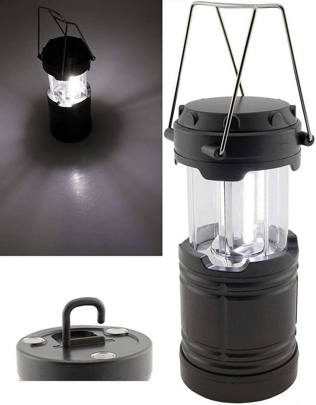 Led Camping Laterne, 18cm, 3xAA Mignon - Chilitec
