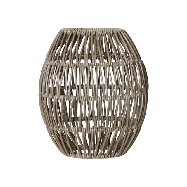 Lampenschirm 'Linde', beige, für E27, ca. 15x18 cm