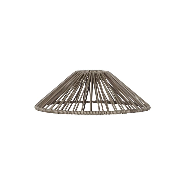 Star Trading - Lampenschirm Vide, Rattan, Beige, E27, Außenbereich, ⌀ 25 cm