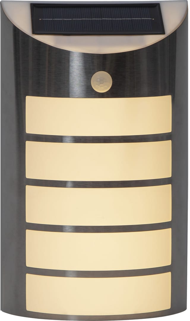 LED-Solar-Wandleuchte 'Wally', stainless steel,