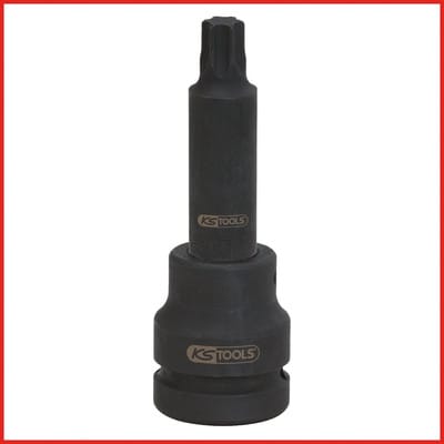 Kraft-Biteinsatz für Torx-E-Schrauben L=107mm, E18