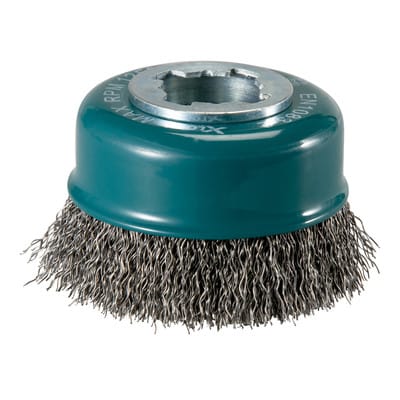 Topfbürste mit gewelltem Draht, 75 mm, x-lock Makita D-73396