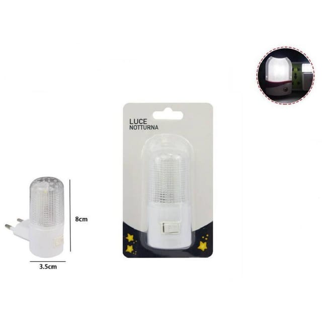 Trade Shop Traesio - Trade Shop - LED-Nachtlicht, Nachtbeleuchtung, Schalter, Nacht, Tag, Home Office, 58255 -