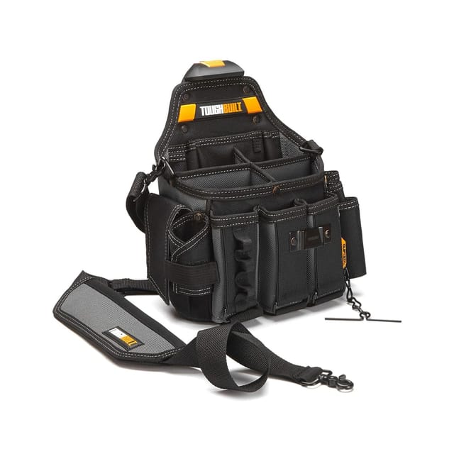 Toughbuilt ClipTech™ Werkzeugtasche Schwarz 25 Taschen