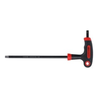 Schraubendreher mit T-Griff und seitlicher Klinge T-Profil (für Torx) mit/ohne Bohrung T45