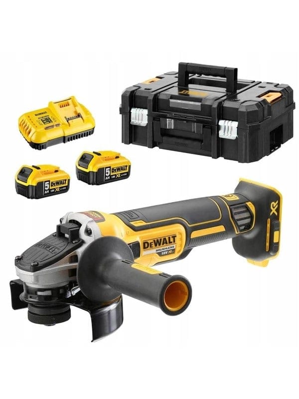 Dewalt - Schleifmaschine 18V xr Ø125mm (2x5,0 Ah) in tstak DCG405P2