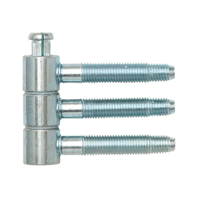 SFS - Einbohrband (Steckband) 3-teilig, ø 16mm Höhe 46,7 mm Türband verzinkt