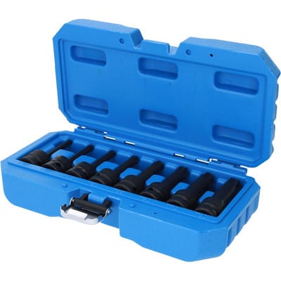 Brilliant Tools - 1/2' Kraft Bit-Stecknuss Satz, Torx, 8-tlg, T30 - T80
