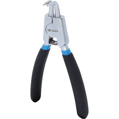 Brilliant Tools - Seegeringzange für Außensicherungsringe, abgewinkelt, 125 mm