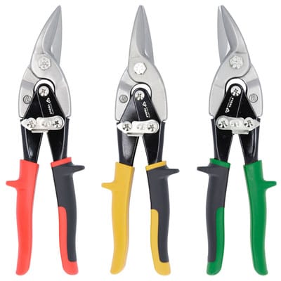 Brilliant Tools - Hebel-Blechdurchgangsscheren-Satz 3tlg. - BT067200