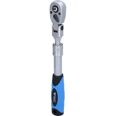 Brilliant Tools - 3/8' Teleskop-Umschaltknarre mit flexibelem Kopf (250 - 350 mm)