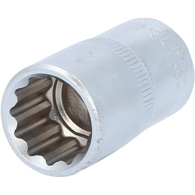 Brilliant Tools - 1/2' Zwölfkant-Stecknuss, 15 mm