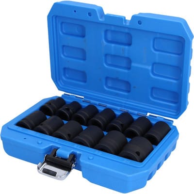 Brilliant Tools - 1/2" Kraft-Stecknuss-Satz Sechskant 13tlg. kurz - BT022620
