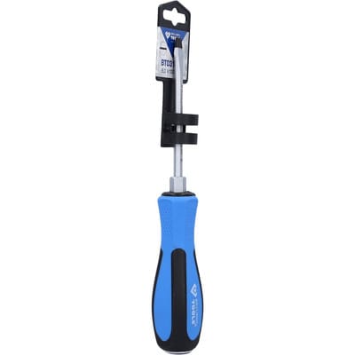 Brilliant Tools - Schraubendreher Schlitz mit Schlagkappe, 6,0 x 100 mm