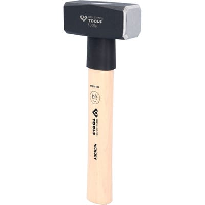 BRILLIANT TOOLS Fäustel mit Hickory-Stiel 1000 g - BT075100