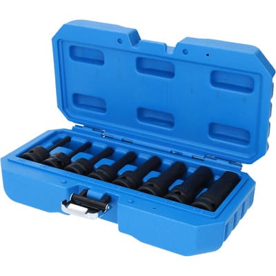 Brilliant Tools - 1/2' Kraft-Bit-Stecknuss-Satz, Innensechskant, 8-tlg, 5 - 19 mm
