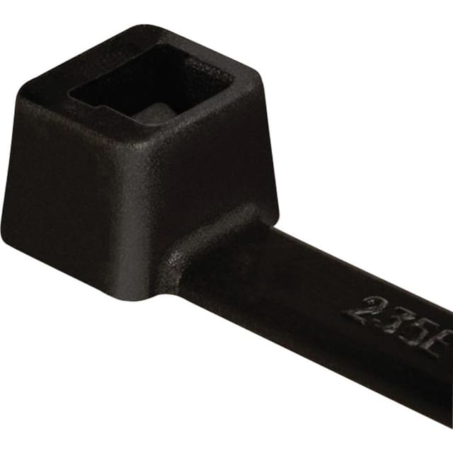 Hellermanntyton - 111-01625 T40R PA66W bk 100 Kabelbinder 175 mm 4 mm Schwarz Witterungsstabil 100 St.