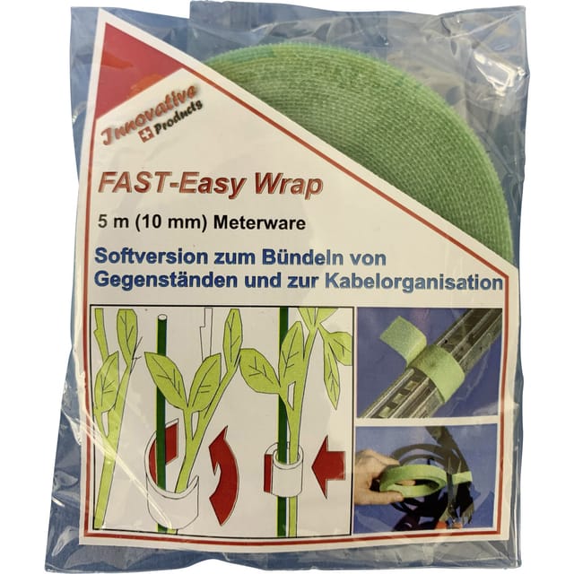 Fastech - 701-322-Bag Klettband für Pflanzen und Garten Haft- und Flauschteil (l x b) 5000 mm x 10 m