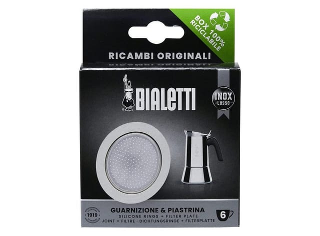 Bialetti - Ersatzteil - Dichtung + Filterkit 6t - -