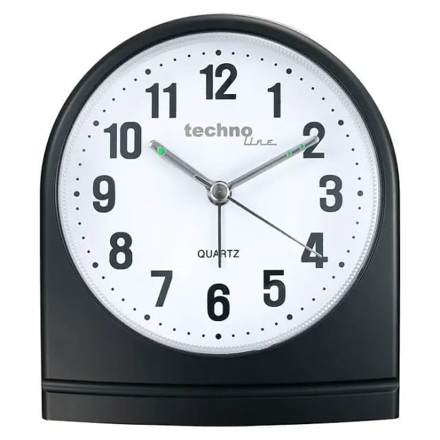Technoline Quarzwecker Modell SL Schwarz