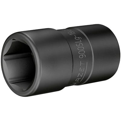 Steckschlüsseleinsatz ford Radverschraubung 900SLG-18X20 ∙ 1/2 Zoll (12,5 mm) Vierkant hohl ∙ Außen Sechskant-Tractionsprofil ∙ sw 18 x 20 mm