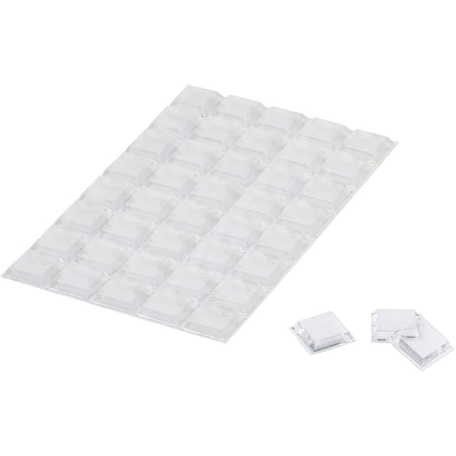 Sj 5308 mpcb Gerätefuß selbstklebend, quadratisch Transparent (ø x h) 12.7 mm x 3.1 mm 40 St. - 3M