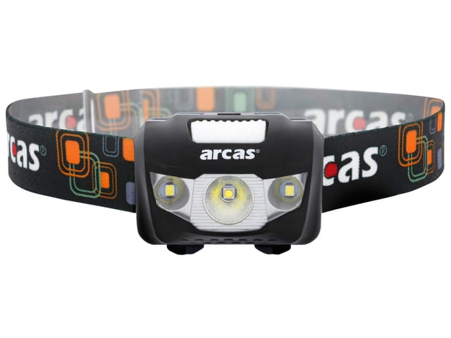 7 Modi 5W led Stirnlampe batteriebetrieben 160 lm 30710010 - Arcas