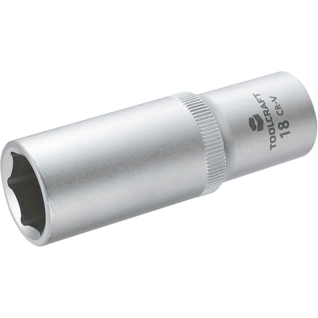 Toolcraft - 816183 Außen-Sechskant Steckschlüsseleinsatz 18 mm 1/2' (12.5 mm)