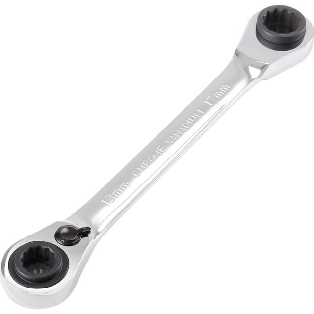 TO-5355795 Doppel-Ringratschenschlüssel-Satz Schlüsselweite (Metrisch) 10 - 19 mm - Toolcraft