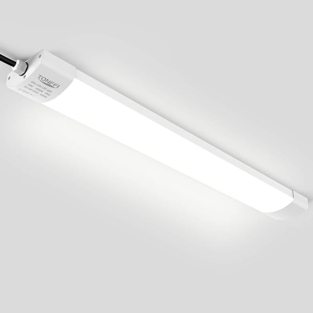 10 Stück led Feuchtraumleuchte Deckenleuchte 60cm 18W für Garage Kelle Werkstatt Feuchtraum Warenhaus Tonffi led Wannenleuchte Feuchtraumlampe Röhre,