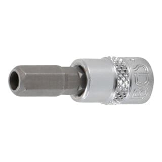 Bgs Technic - Bit-Einsatz Antrieb Innenvierkant 6,3 mm (1/4') Innensechskant mit Bohrung 7 mm