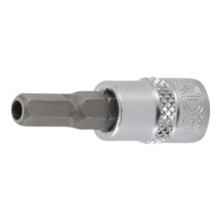 BGS Bit-Einsatz Antrieb Innenvierkant 6,3 mm (1/4") Innensechskant mit Bohrung 5,5 mm - 5156-5-5