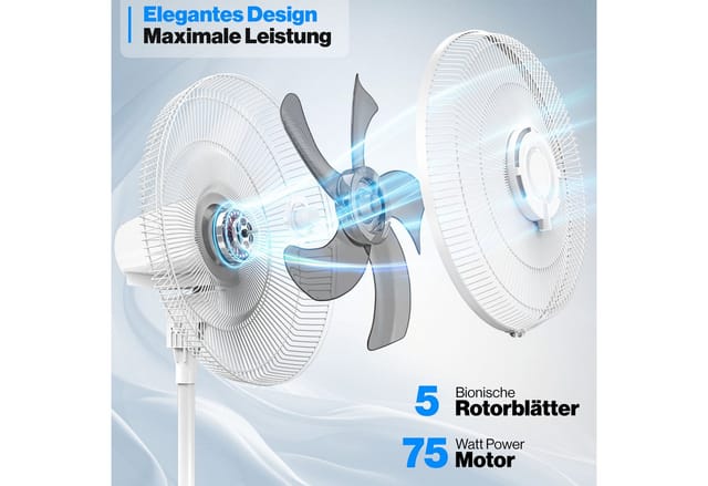 Stand-ventilator Frosty Mit Wasser Ultraschall-sprühnebel Wasserkühlung Inkl. Fernbedienung Timer-funktion Luftbefeuchter Leise Weiß - Kesser