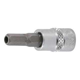 Bgs Technic - Bit-Einsatz Antrieb Innenvierkant 6,3 mm (1/4') Innensechskant mit Bohrung 5 mm