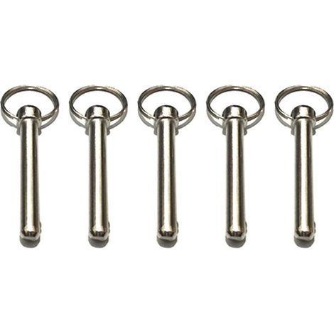 Linghhang – 10er-pack Schnellverschlussstifte Aus Edelstahl – Durchmesser 8 Mm – Gesamtlänge 72 Mm – Salzwasserbeständig – 10 Stück