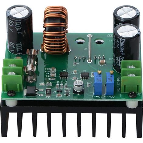 Linghhang – 12v-80v 10a 600w Aufwärtswandler – Bis Zu 95% Wirkungsgrad – Kurzschlussschutz – Kompaktes 85x60mm Netzteilmodul
