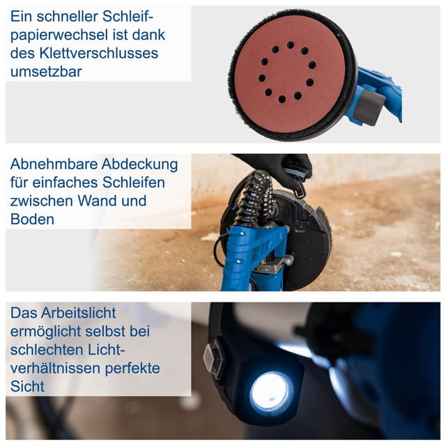 Scheppach - Wandschleifer Deckenschleifer DS920x Trockenbauschleifer