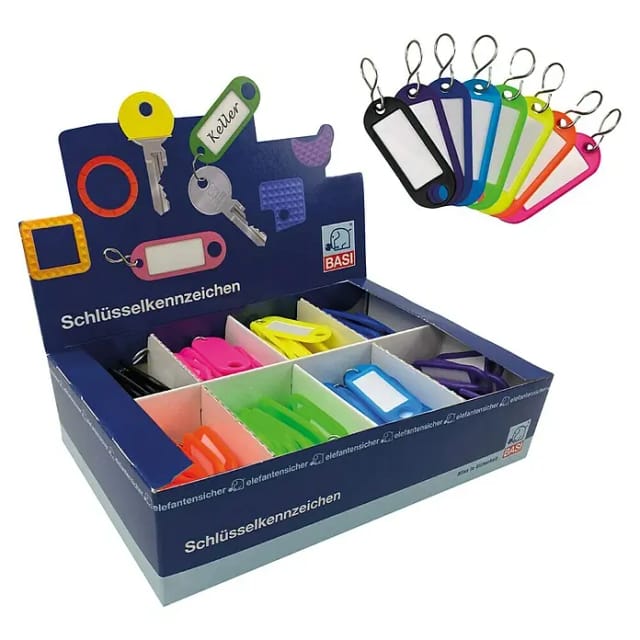 Schlüsselanhänger 8500-9010 8-farbig 1 Set - Basi