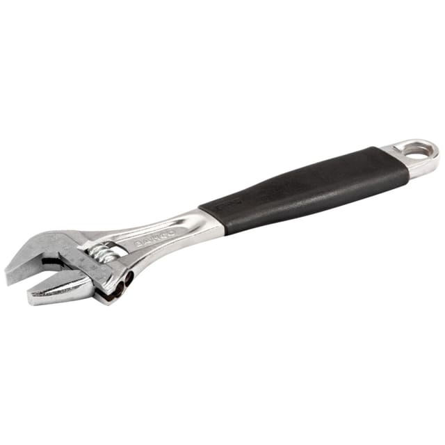 Bahco - ergo 34-mm-Rollgabelschlüssel mit Zentralmutter und Gummigriff, verchromt, 308 mm