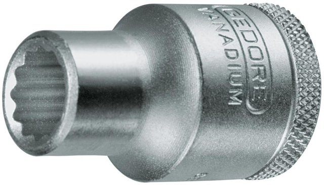 Steckschlüsseleinsatz d 19 1/2 ″ 12-kant Schlüsselweite 13/16 ″ Länge 41,5 mm